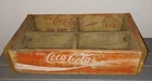 Coca Cola Red Wood Case Crate 1973 Wooden Bottle Box Chattanooga Vintage