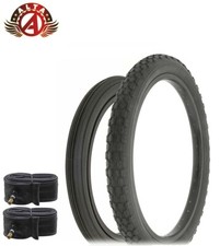 SCHWINN STYLE 16 X 1-3/4 S7 TIRE & 20 X 2.125 S2 KNOBBY TIRE BLACK W/ TUBES.