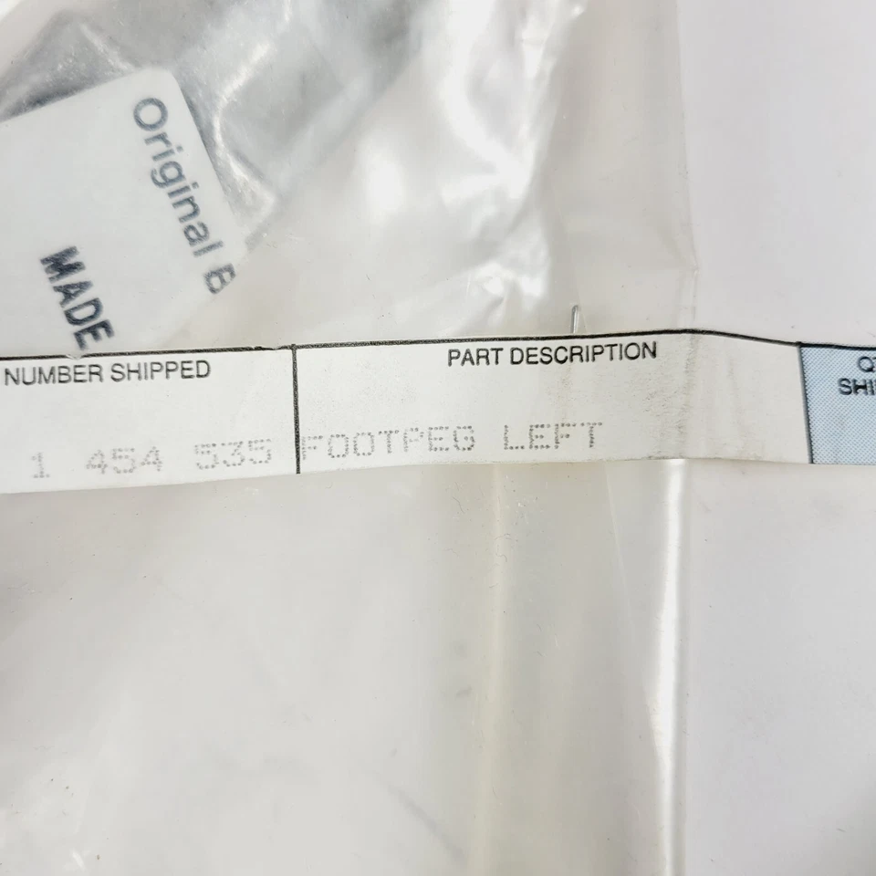 Apoio para os pés traseiro esquerdo BMW 1984-1996 K100 K100RS 467114535 - Imagem 3 de 4