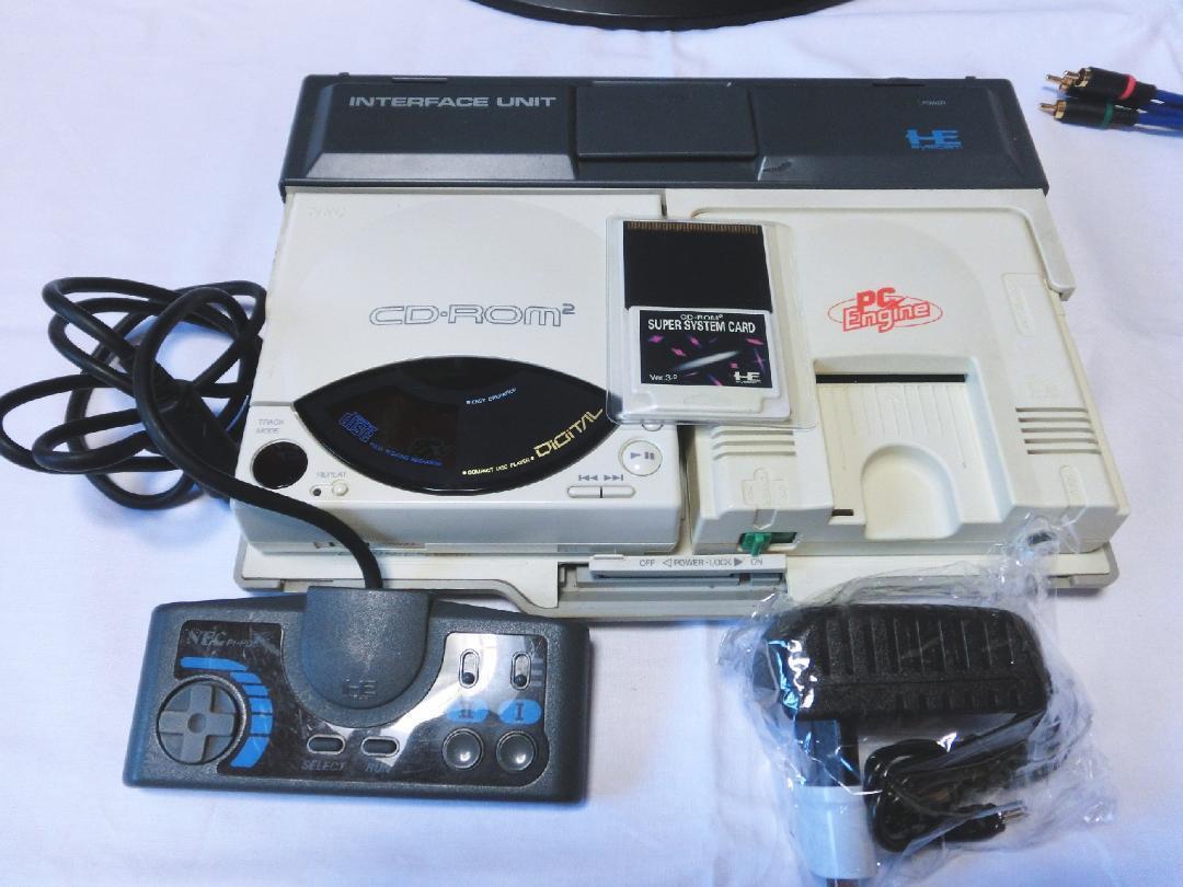 NEC PC Engine PI-TG001 Console + Interface Unit IFU-30 CD NEC PC Engine PI-TG001 Console + Interface Unit IFU-30 CD