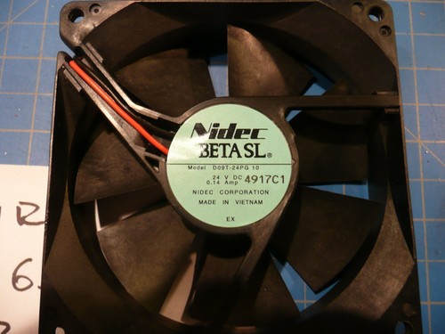 Integra DTR-6.5 AV Receiver Replacement Fan Nidec Beta SL D09T-24PG10 24 V 014A - Picture 2 of 3