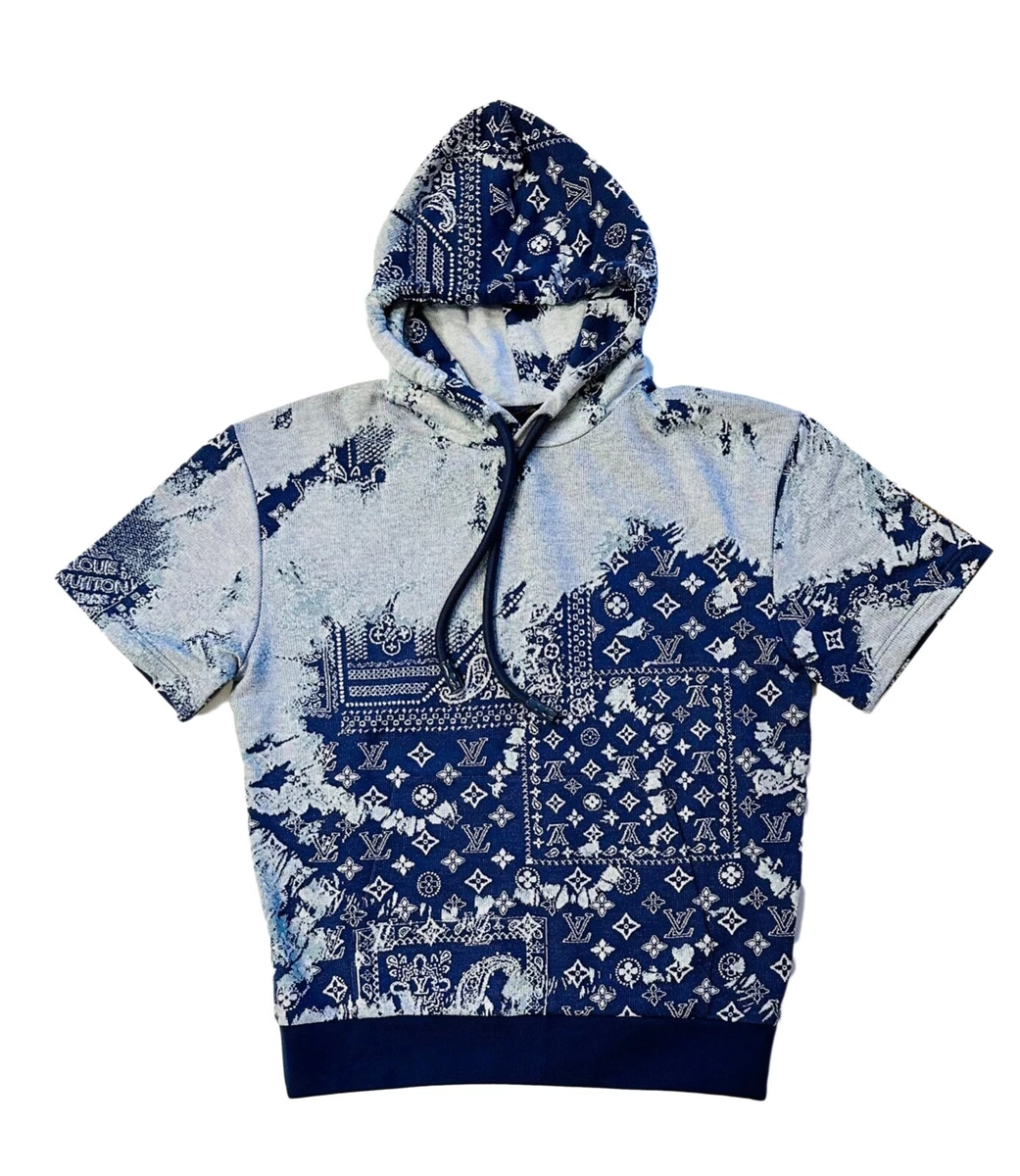 Louis Vuitton Blue Monogram Bandana Sweater