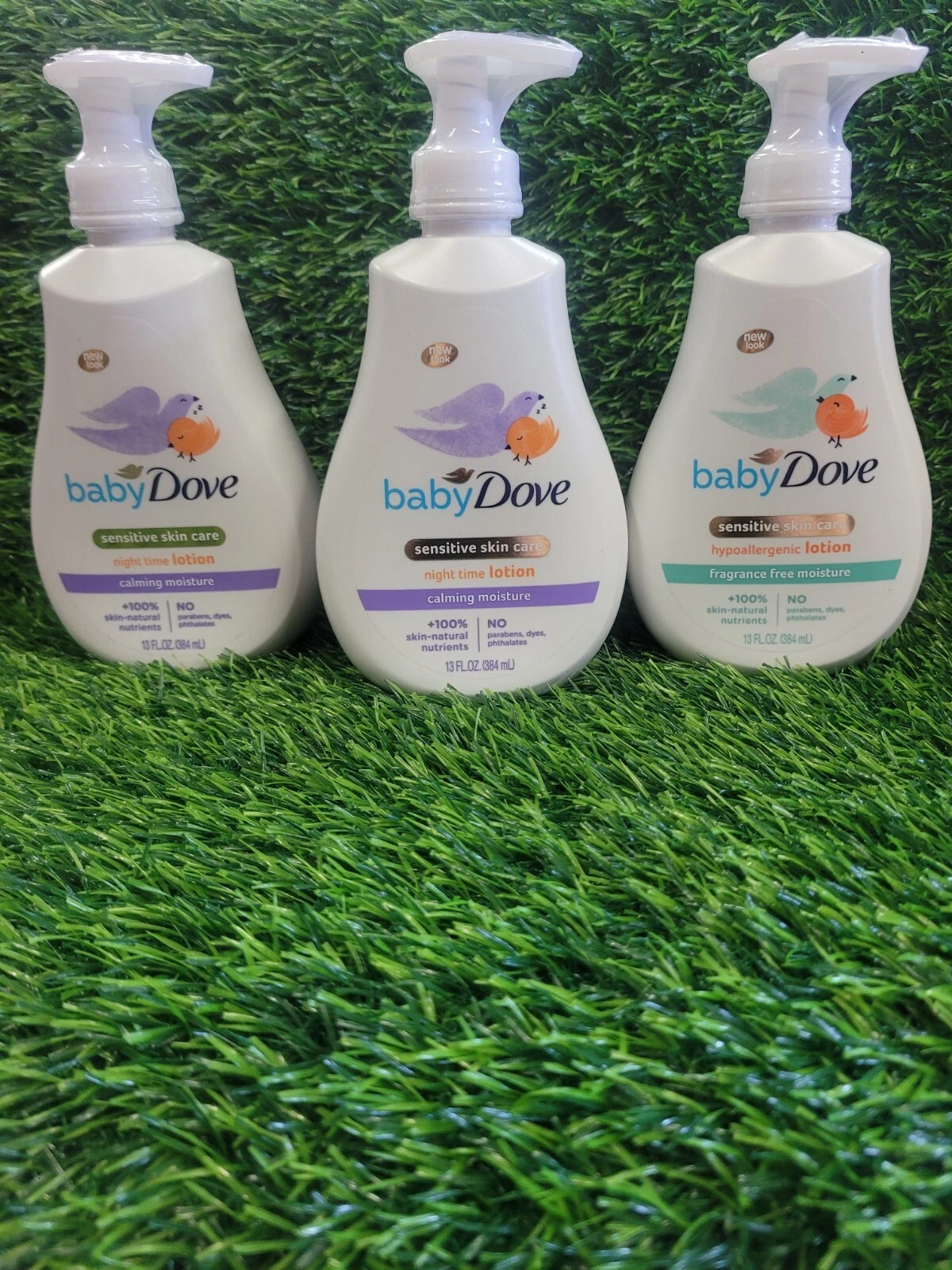3 Mixed Lot Baby Dove, Night Time Lotion, Calming Moisture, 13 fl oz & Read
Opens in a new window or