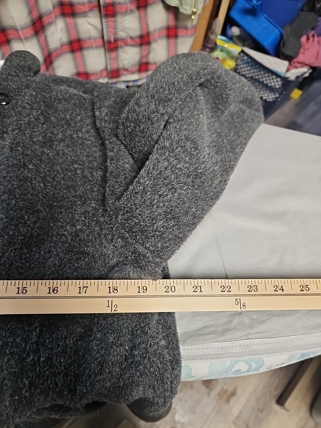 PERUVIAN LINK ALPACA COLLECTION GRAY TOGGLE JACKE… - image 5