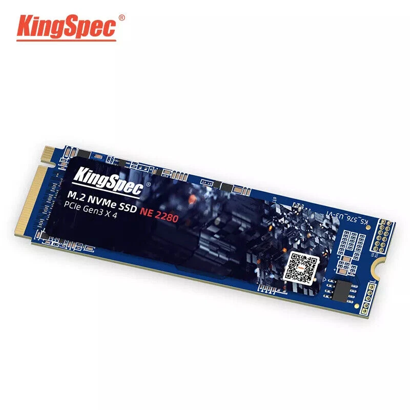 5x lot KingSpec SSD M.2 2280 128GB + 5x NVME TO PCI-E4.0/3 .0 GEN 4 Card Adapter - Image 3 of 4
