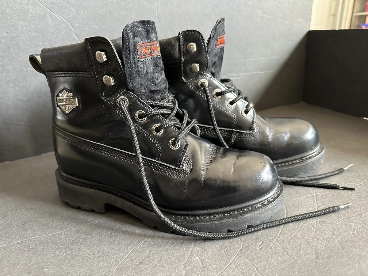 Harley Davidson Men\'s Benham Safety Motorcycle Boots Black Size 8.5M Men\'s Harley-Davidson Unisex Adult Motorcycle & Powersports Boots  main image 3