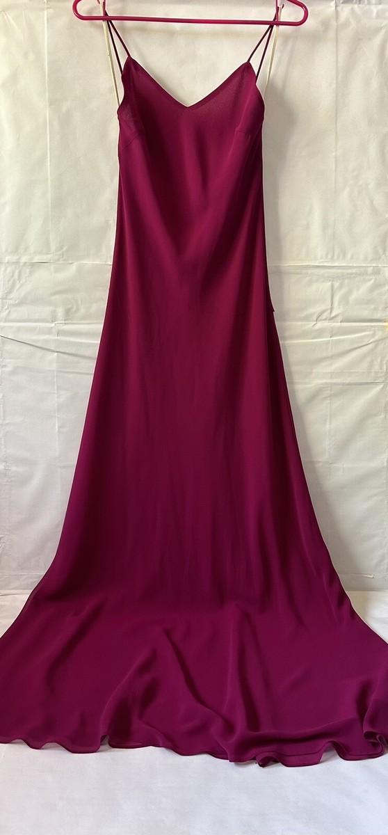 Meghan USA Long Backless with Trail Bridesmaid Prom Dress Fuschia Size Small | eBay Meghan USA Long Backless with Trail Bridesmaid Prom Dress Fuschia Size Small | eBay