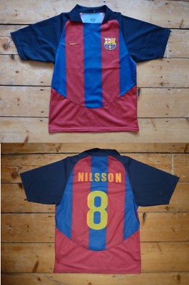 FC BARCELONA football SHIRT (S) home FOOTBALL JERSEY 2004 CAMISETA
