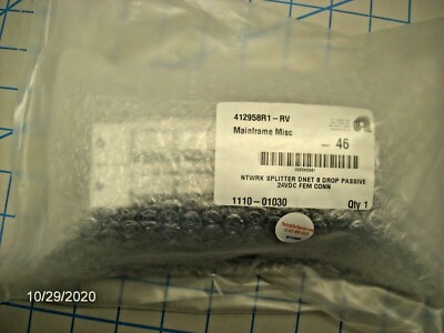1110-01030 / NEW AMAT NETWORK SPLITTER DEVICENET 8 DROP PASSIVE 24VDC FEM CONN