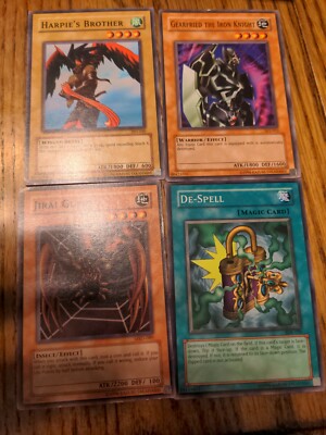 Yu-Gi-Oh Four Card Common Lot 2 PSV SDK SDJ MRD Free Shipping 