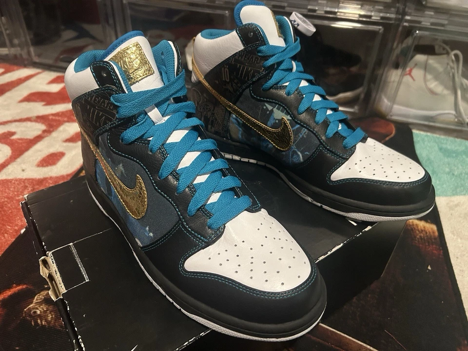 Rare Sample! Employee Only Release Size 11.5 - Nike Dunk High Dubai - 393427-071 - Image 2 of 4