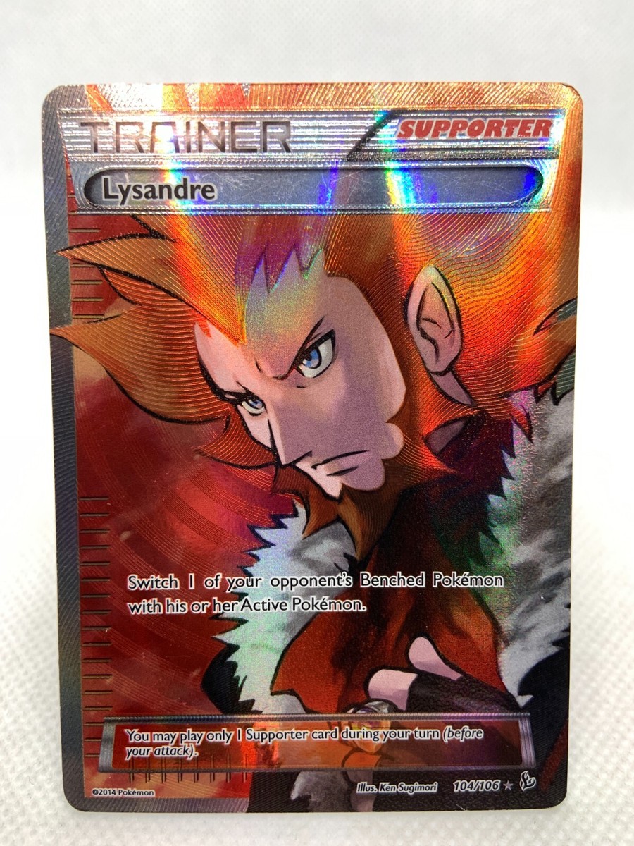 Lysandre 104/106 XY Flashfire Full Art Trainer Ultra Rare Lysandre 104/106 XY Flashfire Full Art Trainer Ultra Rare