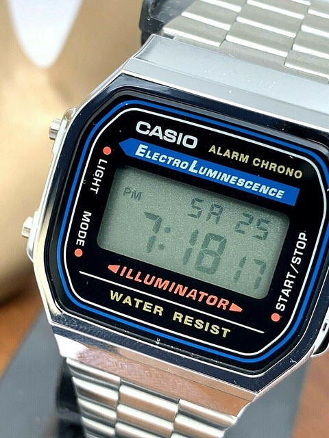 casio a168 silver