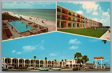 Panama City Beach Florida Fiesta Motel 13623 West Hwy 98 c1967 Postcard