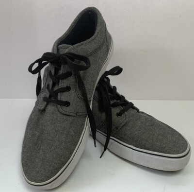 AIRWALK Canvas Lace Up Grey Sneakers Shoes Mens SIZE 12