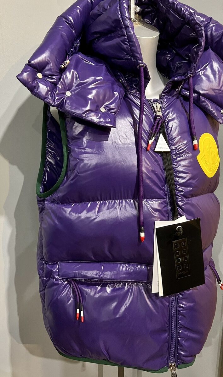 Moncler unisex 1952 Collection Purple Double Hood Puffer Moncler unisex 1952 Collection Purple Double Hood Puffer