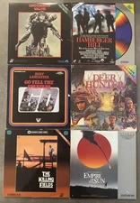 Vietnam War LD Lot - 6 Laserdiscs - Deer Hunter Killing Fields Empire OT Sun +++