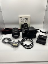 Canon EOS Rebel XS 1000D DSLR Camera w/ 18-55mm IS Lens Kit Charger Manual