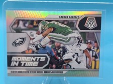 2025 Panini Mosaic - Moments in Time Saquon Barkley #5