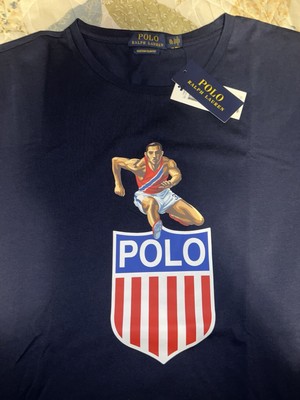 Polo Ralph Lauren Men s Stadium 1992 Olympic Hurdles  Tshirt Sz Xl NEW  
