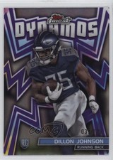 2024 Topps Finest Dynamos Purple Refractor /125 Dillon Johnson #DYN-3 6o3