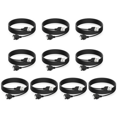 Smays USB Extension Cable 10-Pack Bulk, Male to Female, 5 ft USB-A 2.0 Extend...