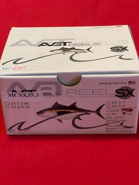 New Avet SXJ MC "Magic Cast" 5.3 Lever Drag Reel- rare gold LEFT HAND RETRIEVE - Image 2 of 4