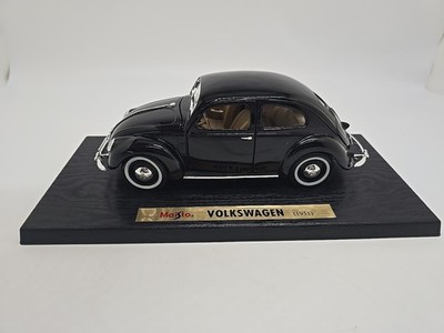 MAISTO 1951 VOLKSWAGEN 1:18 SCALE BLACK BEETLE EXPORT SEDAN | eBay