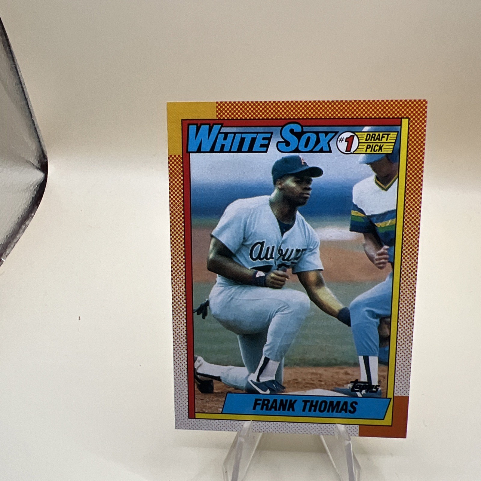 Topps 1990 Frank Thomas White Sox Draft Pick #414 Base Set Baseball Card