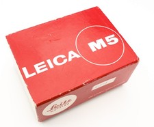 BOX ONLY for Leitz Wetzlar Leica M5 rangefinder Camera Germany