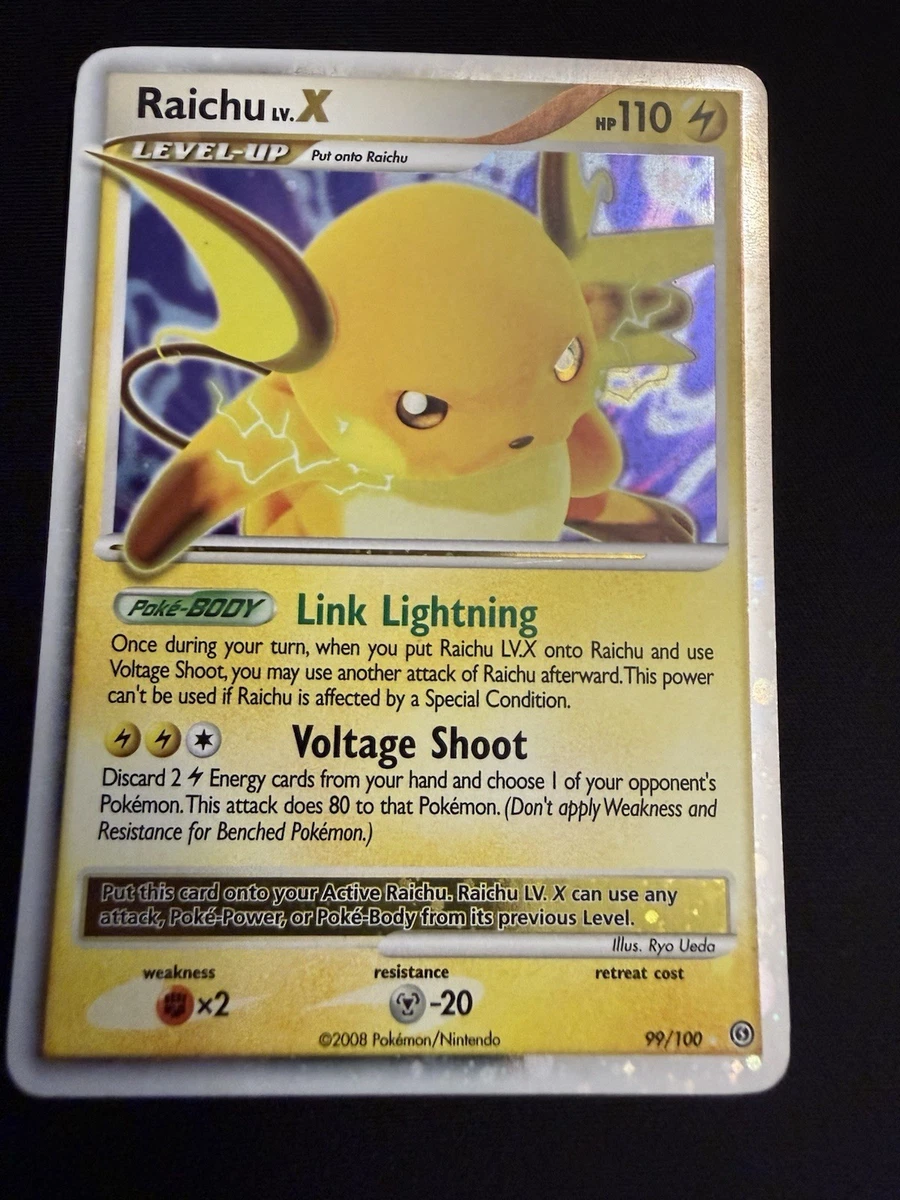 Raichu LV.X Pokémon TCG Cards for sale | eBay