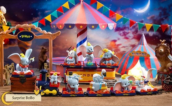 HEROCROSS Disney Dumbo Train Circus Series Blind Box Confirmed Figure Toy Gift - Image 3 of 4