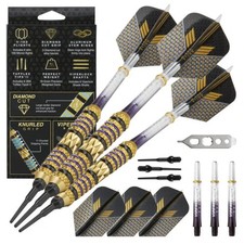 VIPER WIZARD SOFT TIP DARTS 18 GR DIAMOND CUT BARREL NEW SHIP FREE FREE FLIGHTS