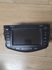TOYOTA RAV4 2010 RADIO SAT NAV DISPLAY SCREEN & HEAD UNIT B9017  86120-42370