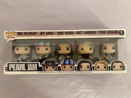 Funko Pop! Rocks Pearl Jam 5-Pack Vinyl Figures Eddie Vedder Band Set NEW