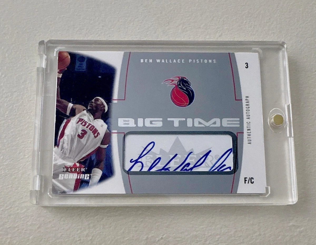 Ben Wallace Basketball Autographed Sports Trading Cards