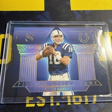 2025 Panini Silhouette Peyton Manning Pillars of the Game Die-Cut Colts /10