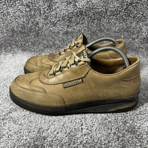 Mephisto Schuhe Herren 8,5 Braun Leder Walking Turnschuhe Match Runoff Air Jet - Bild 3 von 17