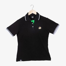 Milk Mocha Bear: Matcha Polo Shirt - Black / Women / 4XL
