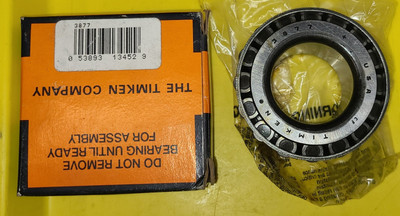 Timken 3877 Tapered Roller Bearing Cone, 1.625'' Bore, 1.1875'' Width