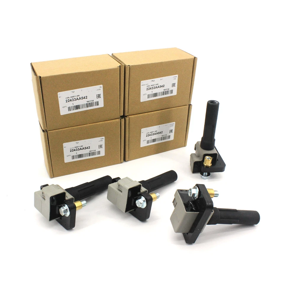 Ignition Coil Pack OEM 4PCS for 2004-2010 Subaru WRX STI Legacy Forester Turbo — 第 2/4 张图片