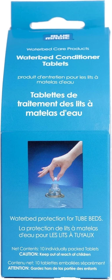 Tabletas acondicionadoras para cama de agua Blue Magic, paquete de 10 Foto 2 de 4