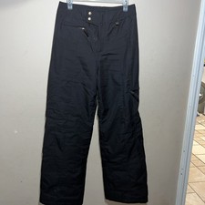 NILS High Waist Insulated Ski Pants Women  s 10 Waterproof Black Thermolite