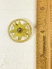Herschede Clock Movement Strike Side 3rd Wheel (See Pics To ID Mvmt)  (KD2681)