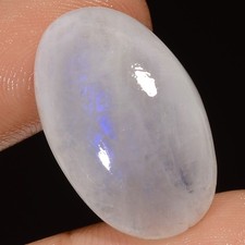 Natural Rainbow Moonstone Oval Cabochon Loose Gemstone 20.5 Ct 25X15X6mm GC36490