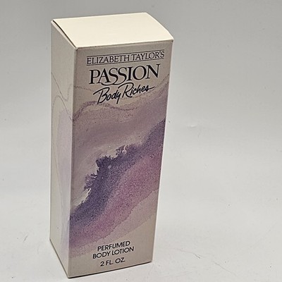 Elizabeth Taylor Passion Perfumed Body Lotion for Women 2 Fl Oz New In Box