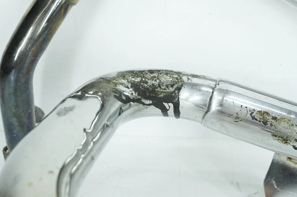 Harley Sportster XL 1200 2012 OEM tubos de escape silenciador rayado Foto 3 de 4