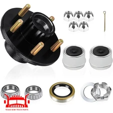 Trailer Hub Kit 5-4.5 Trailer Axle Kit For 3500 lb 5 Lug Trailer Hub #84 Spindle