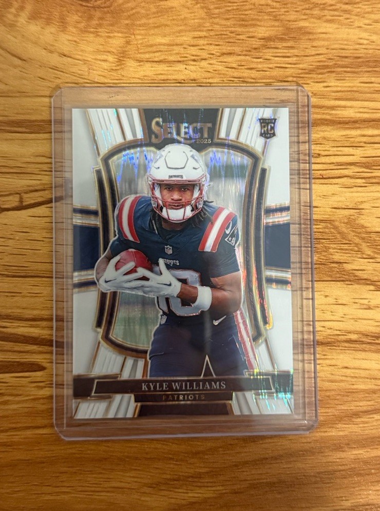 Panini 2025 Select Kyle Williams Patriots Premier Level Prizm Rookie #178 /199