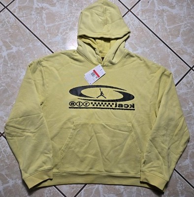 Nike Air Jordan Travis Scott Jumpman Celery Hoodie Men's Large FQ7821-308 $175